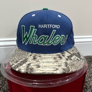 Just Don x Mitchell & Ness NHL Hartford Whalers Blue Hat